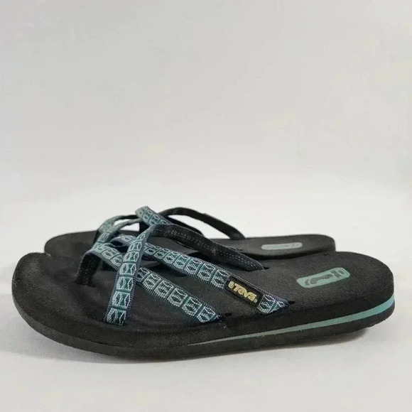 Teva Olowahu Mush Flip Flop Sandals - 7 - Picture 7 of 9